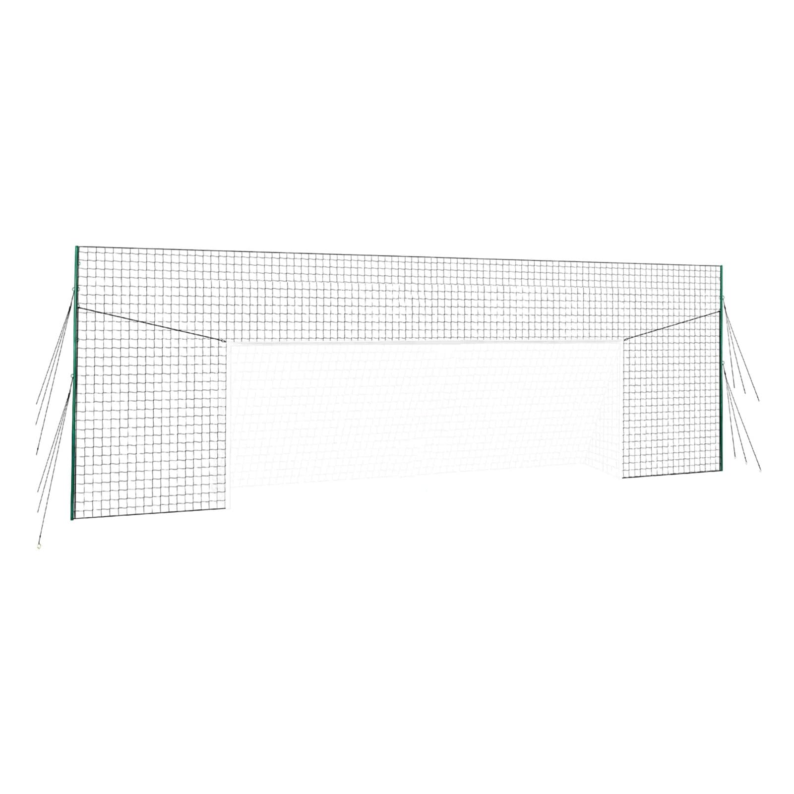 Soccer Goal & Backstop Net with Rebounder | All-in-One Backyard Soccer Training Equipment
