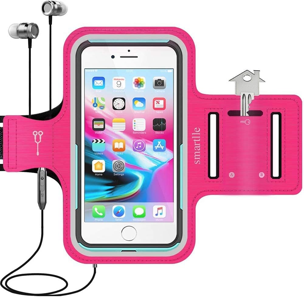 smartlle Arm Phone Holder for Running, Armband for iPhone 13 12 11 Pro