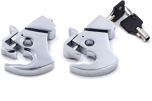 Miniatura 9 de HTTMT - Kit de pestillo de bloqueo desmontable compatible con el portaequipajes Touring Sissy Bar 1984-2020 PN MT502-003-RLS01-CD