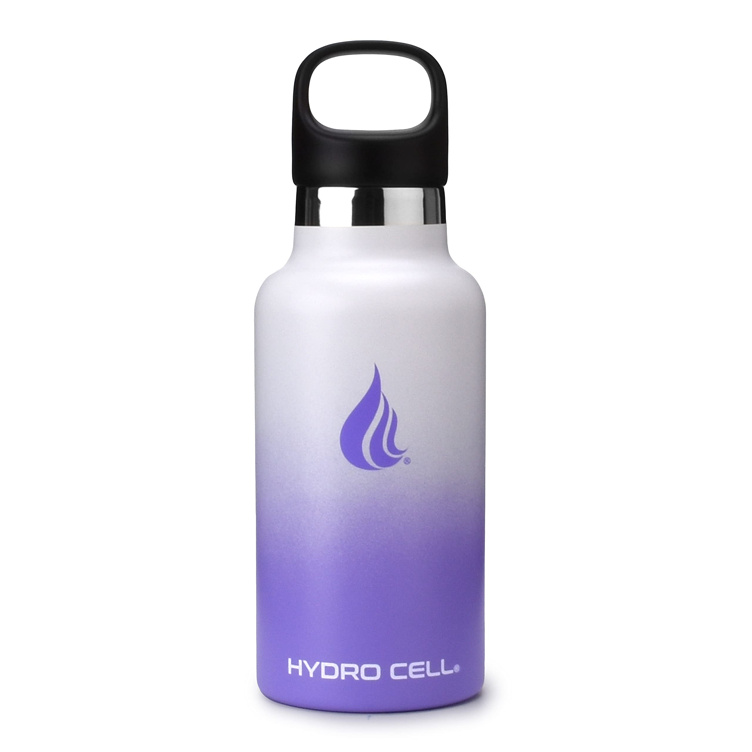 HYDRO CELL Botella de agua de acero inoxidable con sorbete y tapa de boca estándar, mantiene los líquidos calientes o fríos, con doble pared aislada al vacío, a prueba de sudor, diseño deportivo