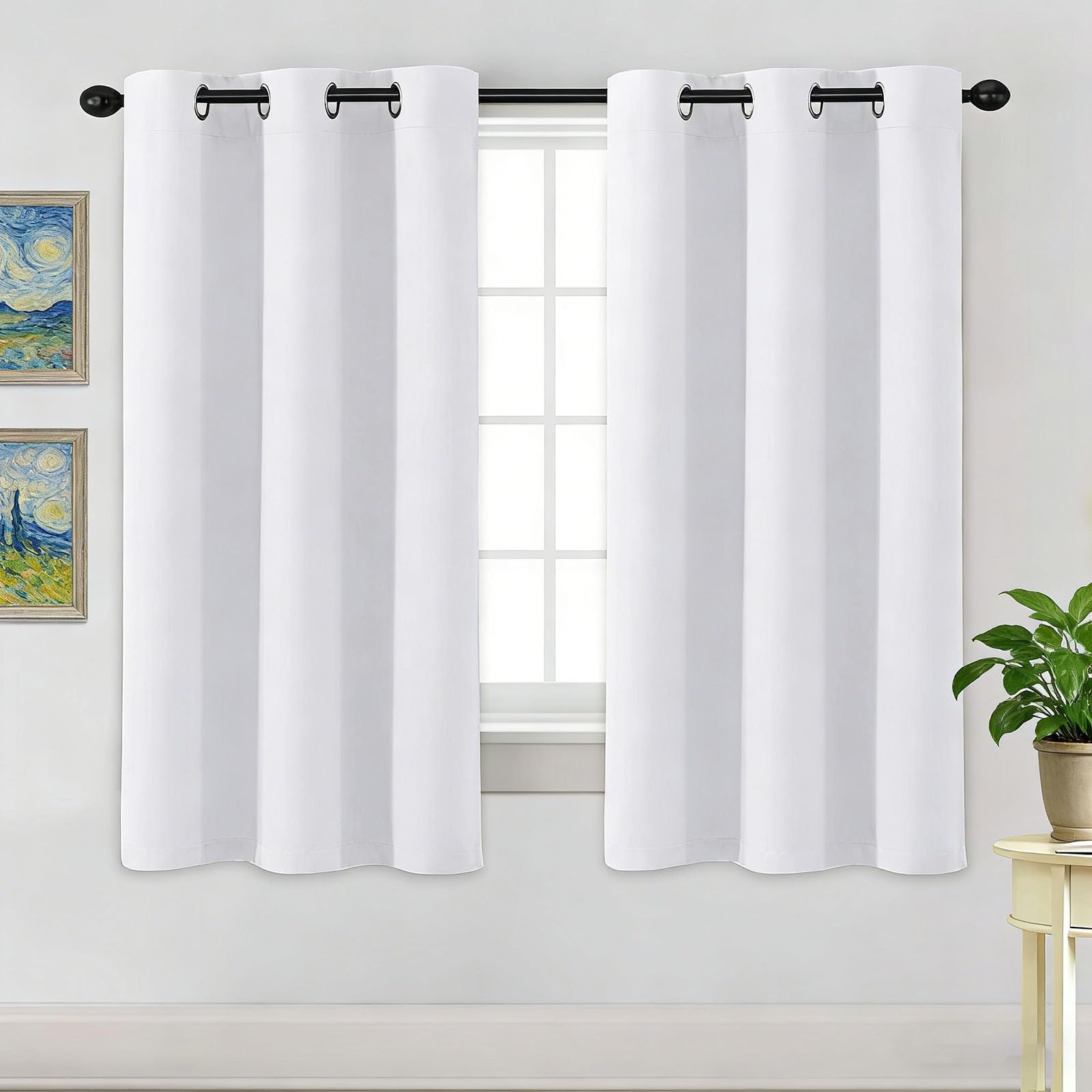 Marre du bruit et du froid ? Rideau thermique isolant blanc 150x150 pour un sommeil serein
