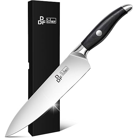 DDF iohEF Chef Knife, Kitchen Knife 8 Inch High Carbon