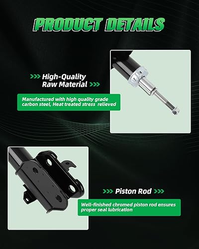 Miniatura 3 de SCITOO - Amortiguador delantero para Honda compatible con amortiguadores Honda Odyssey 2011-2012 3340098 72560 3340099 72561 - Juego de 2 piezas