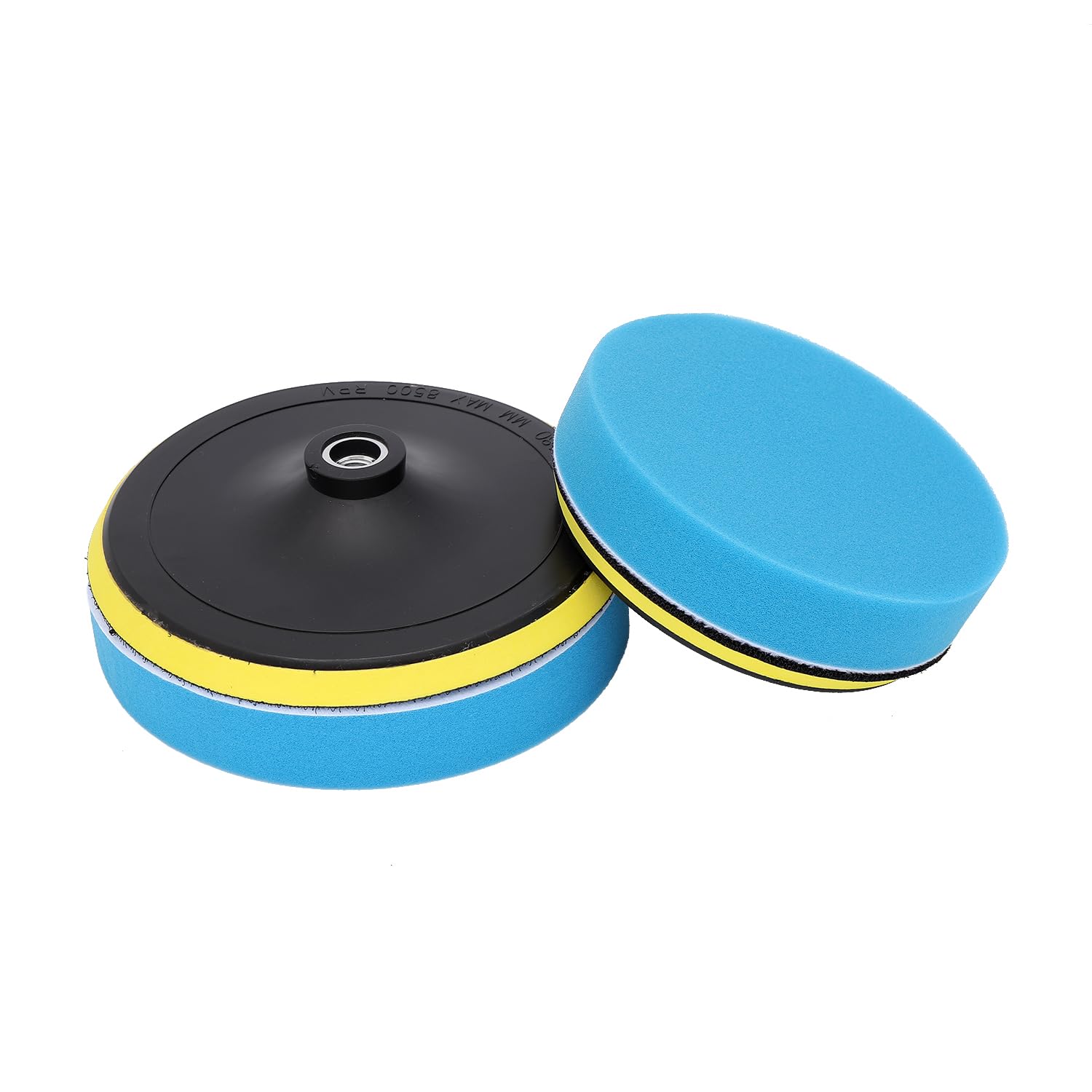 KATSU Tools 18 pezzi 150 mm 180 mm lucidatura lucidatura spugna pad M14 dischi di supporto kit carta vetrata autoadesivo per 5 pollici 6 pollici auto buffer DA doppia azione lucidatrice levigatura