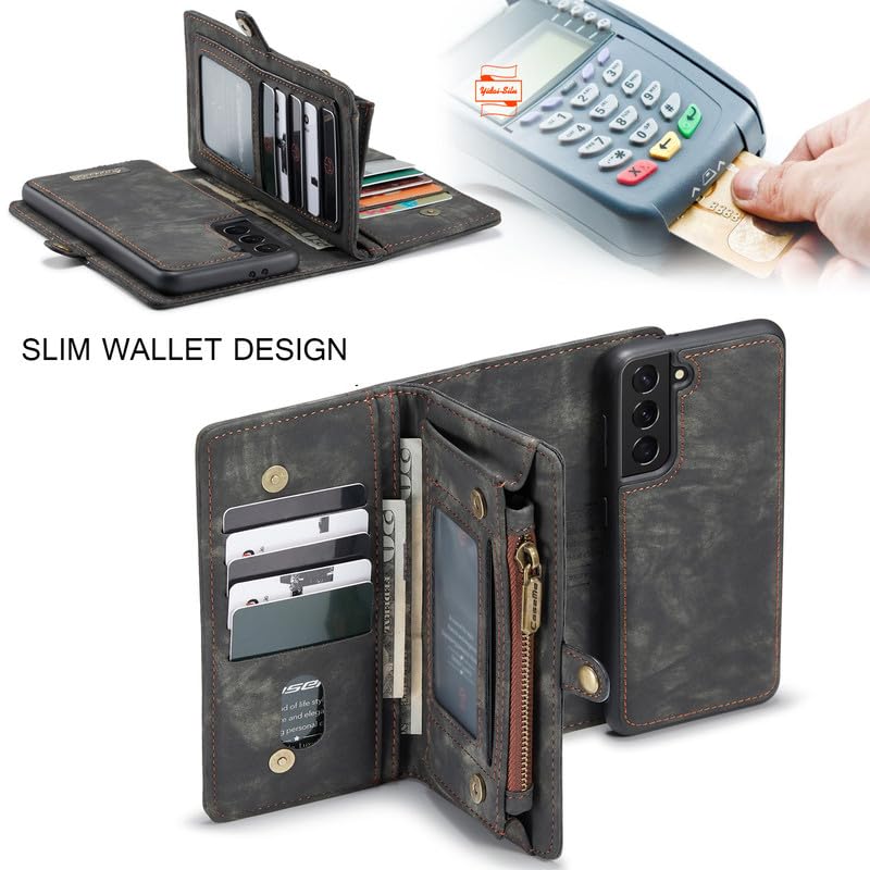 für Samsung Galaxy A52 Abnehmbare Wallet Case Schutzhülle