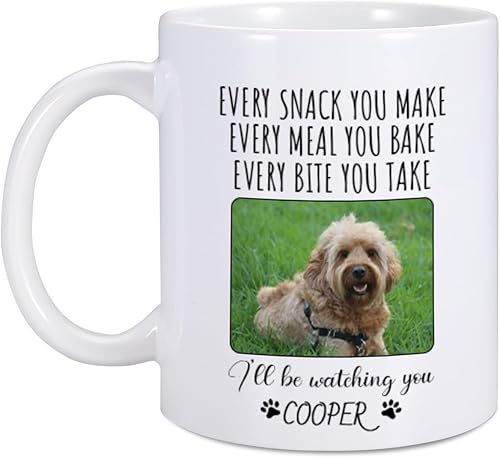 Miniatura 8 de Taza personalizada para perros, regalo para mamá, perro, papá, tazas de café personalizadas, regalo para los amantes de los perros para cumpleaños,