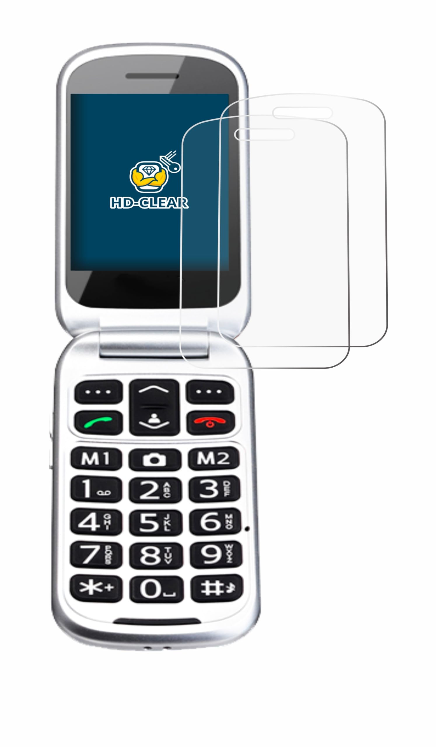 brotect Screen Protector compatible with TOKVIA T201 (2 Pack) - HD-Clear Protection Film