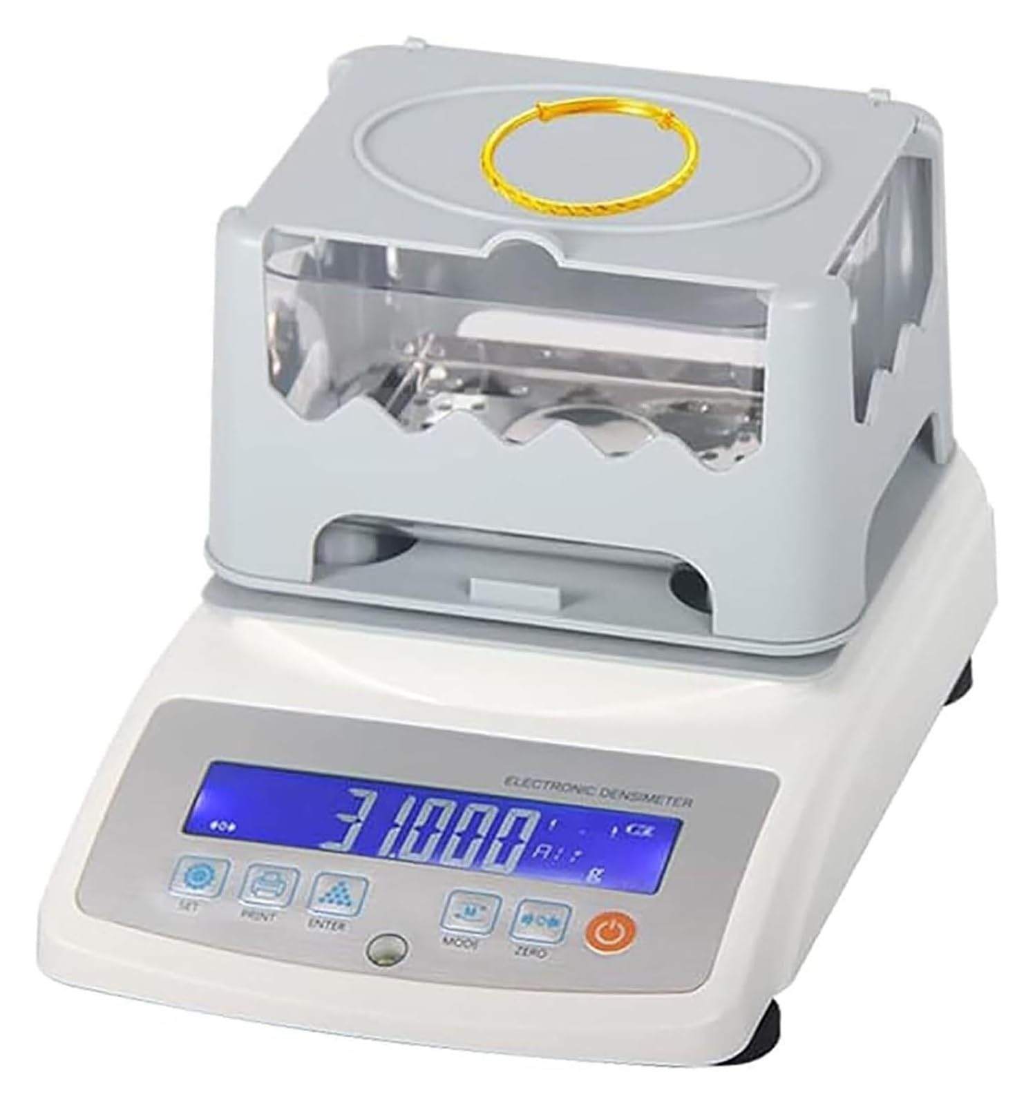 Tester Elettronico Di Purezza Dei Metalli Preziosi Densimetro digitale for solidi, gravimetro, tester di densità for granuli di gomma plastica for test(300a)