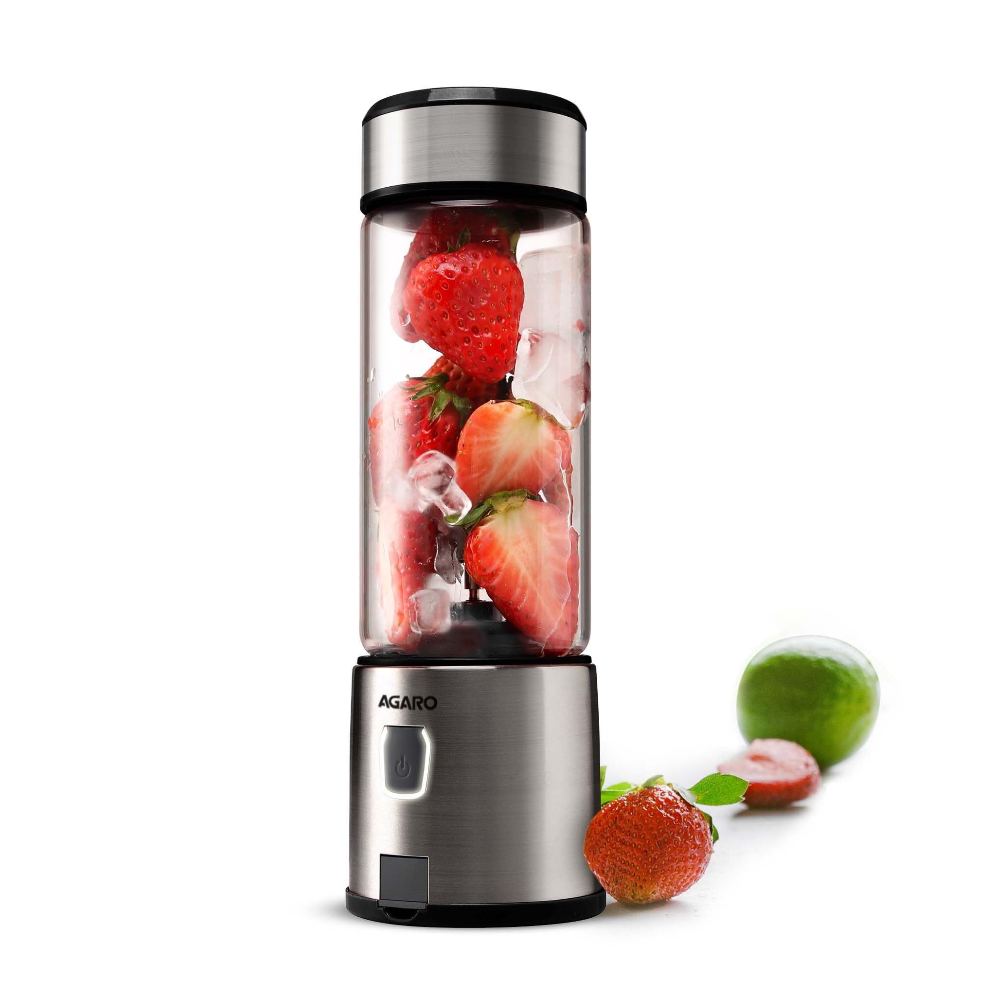 AGARO Galaxy Portable Blender, Portable Hand Blender For Kitchen, 450ml, For Smoothies, Shakes, 126W, 3000 mAh Battery, USB Rechargeable, Stainless Steel Blade. (B0CL7KY93F) Amazon Price History, Amazon Price Tracker
