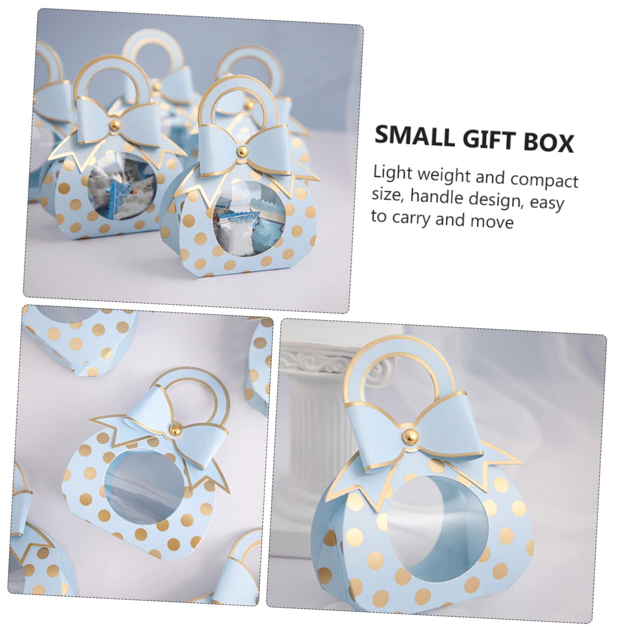 SEWOART 50 Stück Geschenkverpackungen Für Hochzeit Süßigkeitenboxen Aus Robustem Material Für Hochzeits-souvenirs Und Partys