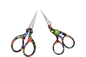 Aqueenly Vintage Stork Embroidery Scissors 2PCS