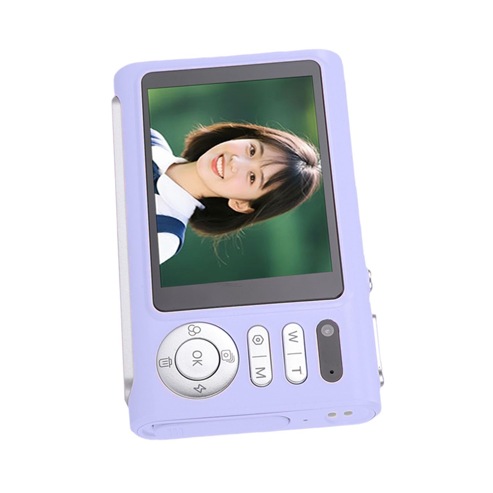 Fotocamera Digitale 4K per Vlogging e Fotografia, Doppio Autofocus da 64MP con Zoom Digitale 16X, Fotocamera da Viaggio Portatile con Trasferimento File Facile per Principianti e Viaggi