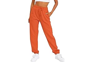 AUTOMET Cozy Fleece Sweatpants for Women