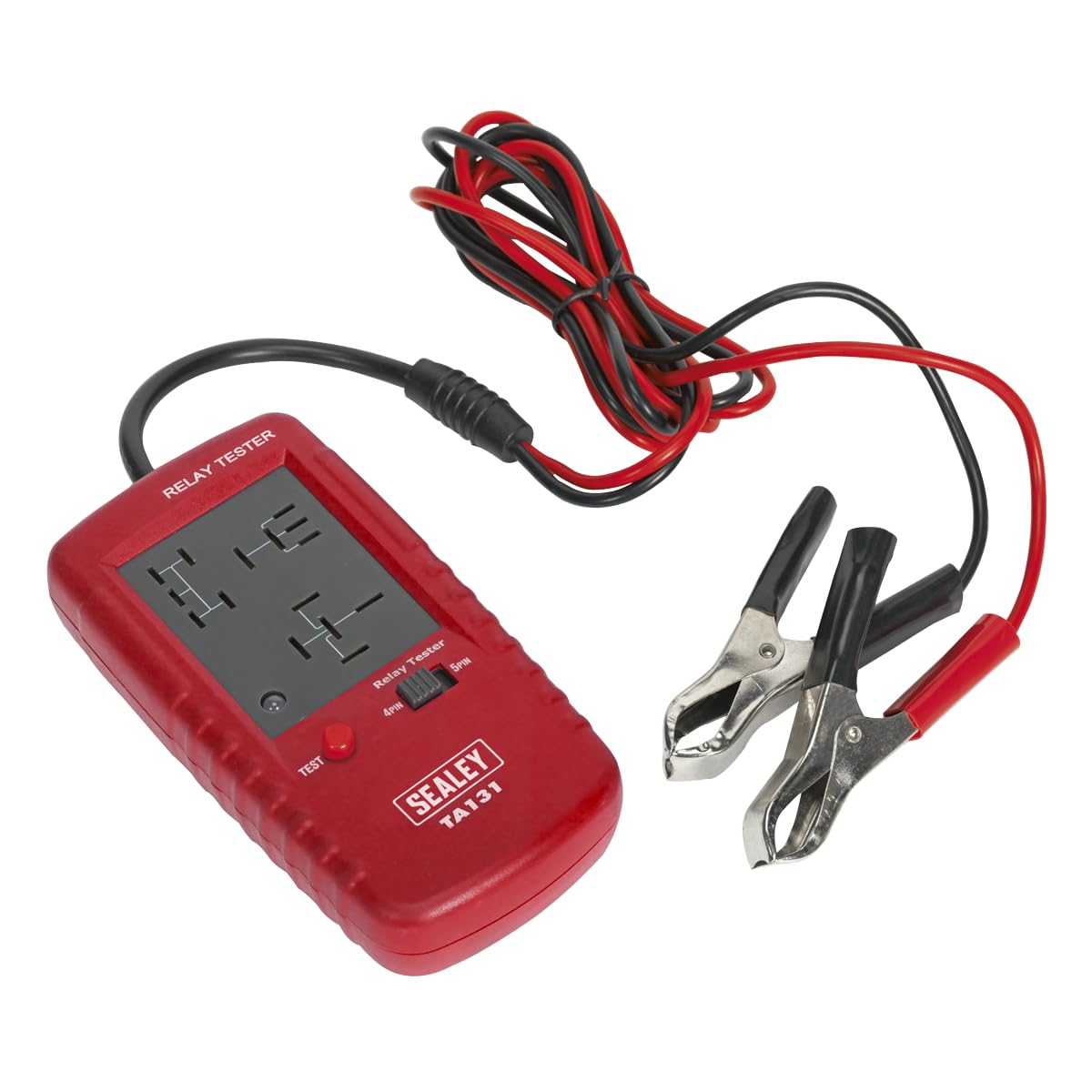 Sealey Tester For 4 & 5-Pin Electro-Mechanical Relays 130 x 70 x 35mm TA131