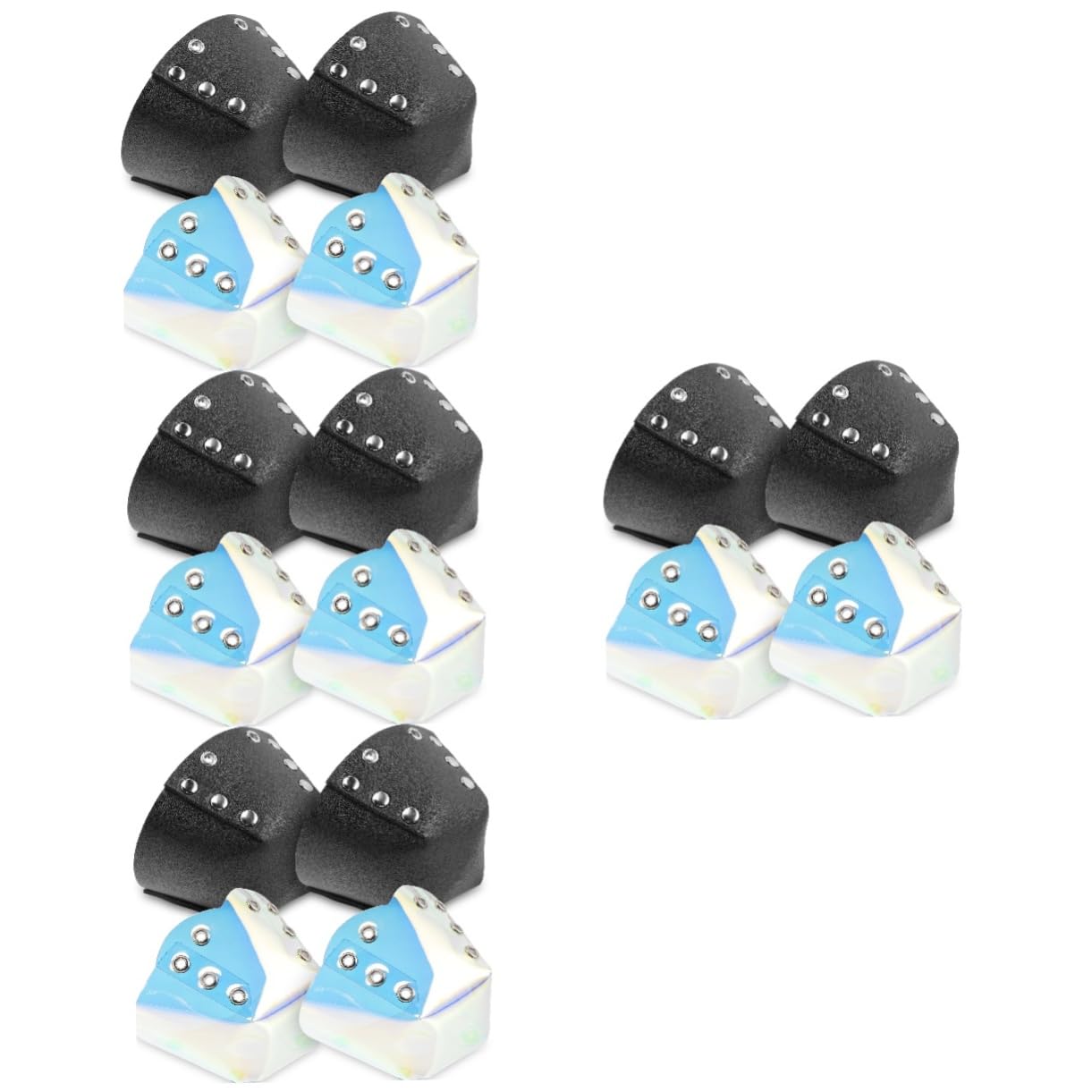 Sosoport Gaine d'orteil Sécurité Patinage Adulte Garde Filles pour Couvre-Orteils De Patins Remplaçables Embouts De Patins À roulettes Protège-Bottes Cuir