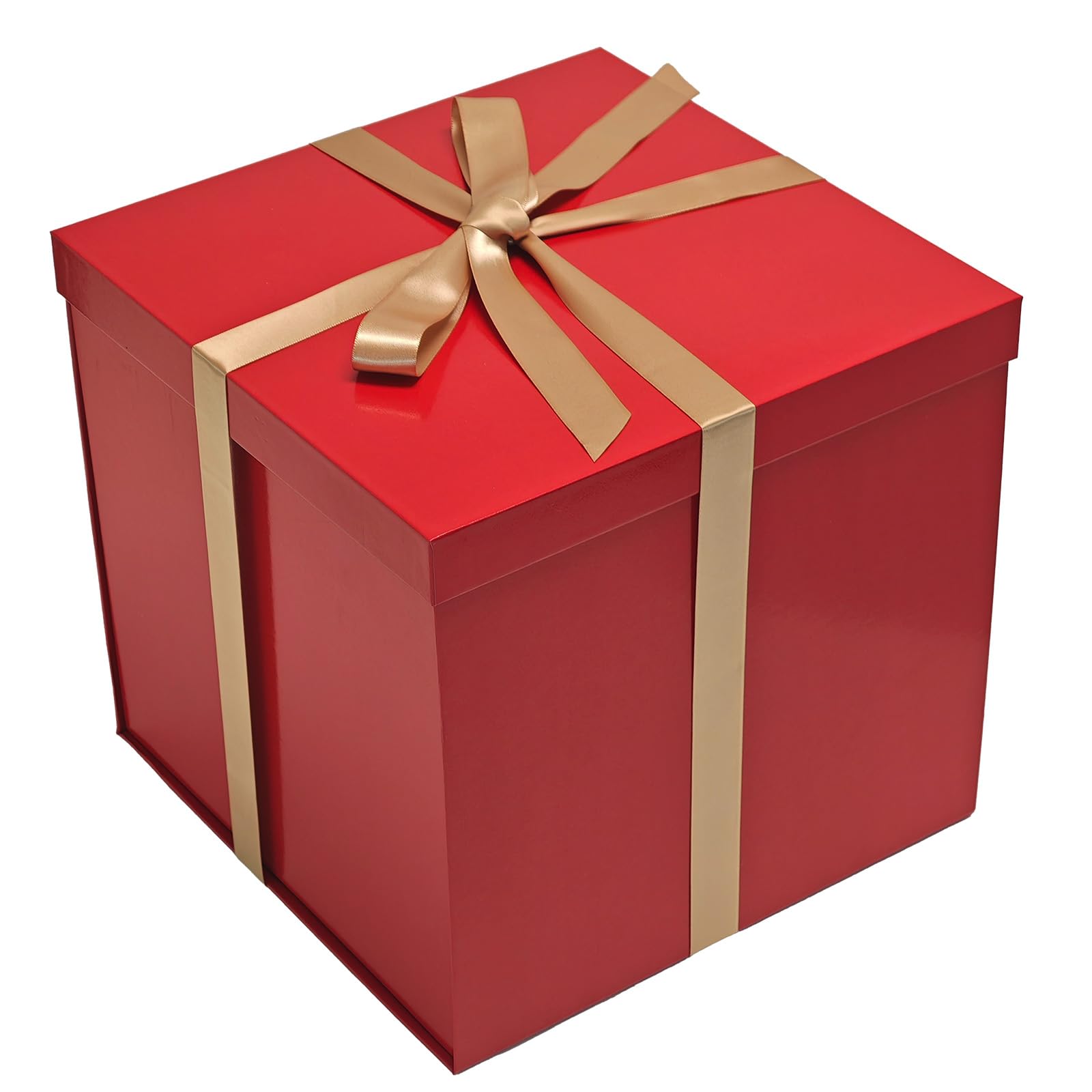 Tekhoho Geschenkbox, Premium Geschenkboxen für Geschenke mit Deckel und Geschenkband für Valentinstag, Weihnachten, Hochzeit, Geburtstag, Geschenkverpackungen, karierte Innenfutter