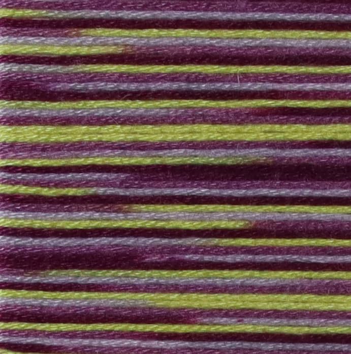 Image of KCS Big skeins of 25 Meters Size 25 Color Variegated Cross Stitch Stranded Threads,6 skeins,4503