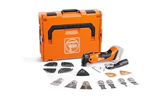 Fein Akku Multimaster AMM 500 Plus Top AS (18 V, ohne Akku Multitool, StarlockPlus, AMPShare, inkl. Zubehör-Set zum Sägen/Schleifen in Holz + Metall, Multifunktionswerkzeug, in L-Boxx) 71293863000