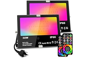 MELPO 30W RGB LED Strobe Light Outdoor 300W Halloween Lighting