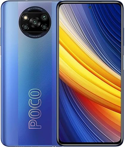 Miniatura 1 de Poco X3 Pro (256 GB, 8 GB) 6.67 pulgadas 120 Hz, Snapdragon 860, cámara cuádruple 4K de 48 MP, Dual SIM GSM desbloqueada de fábrica, versión