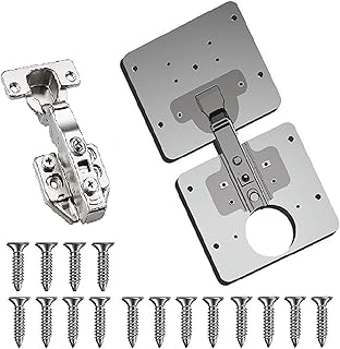 Dreafly Płyta naprawcza zawiasów ze stali nierdzewnej płaski uchwyt naprawczy łączące płyty łączące wsporniki do mebli półek szafka