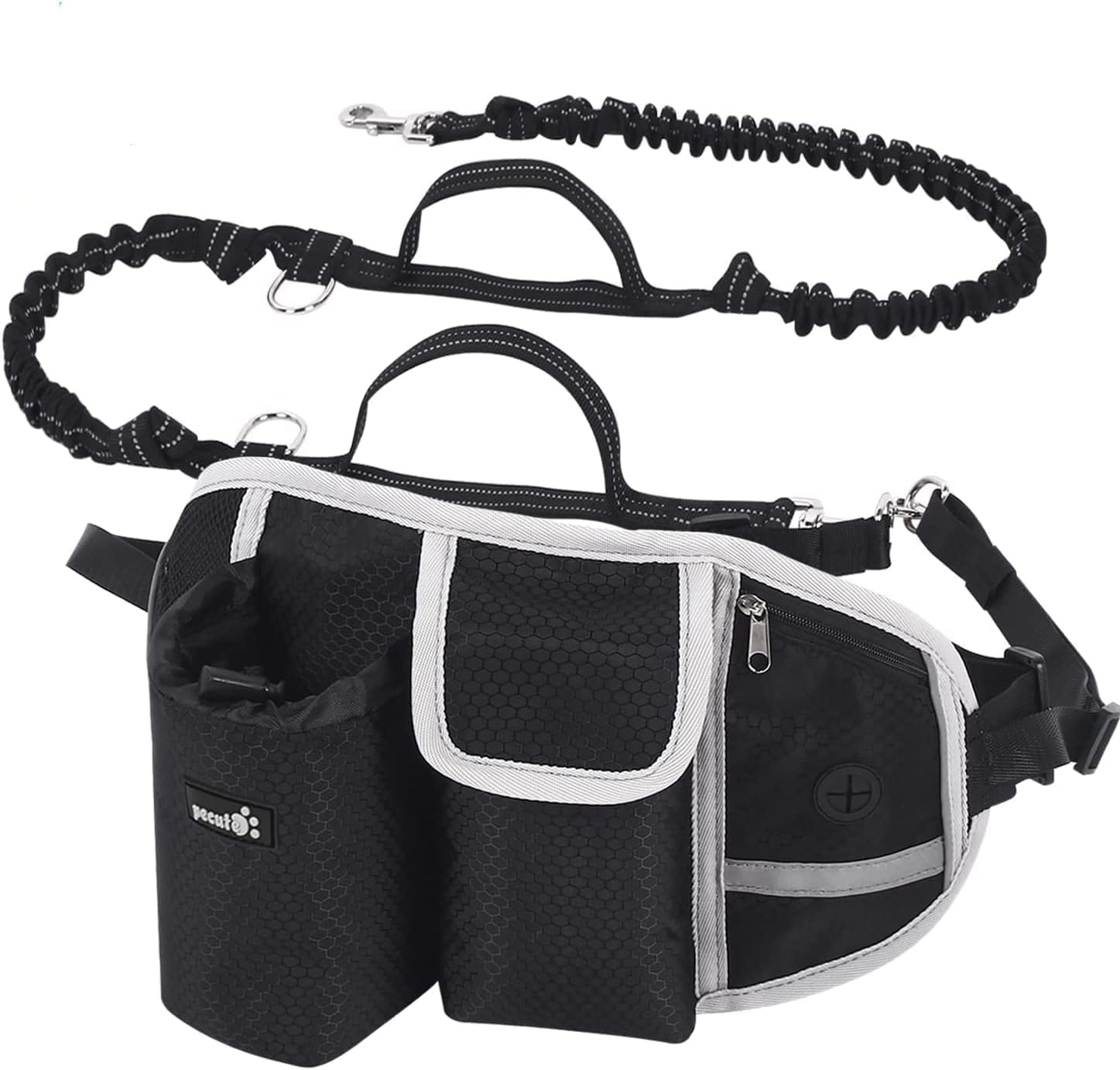 Guinzaglio Mani Libere Per Cani - Regolabile, Con Marsupio, Per Corsa E Escursionismo - Foto 9