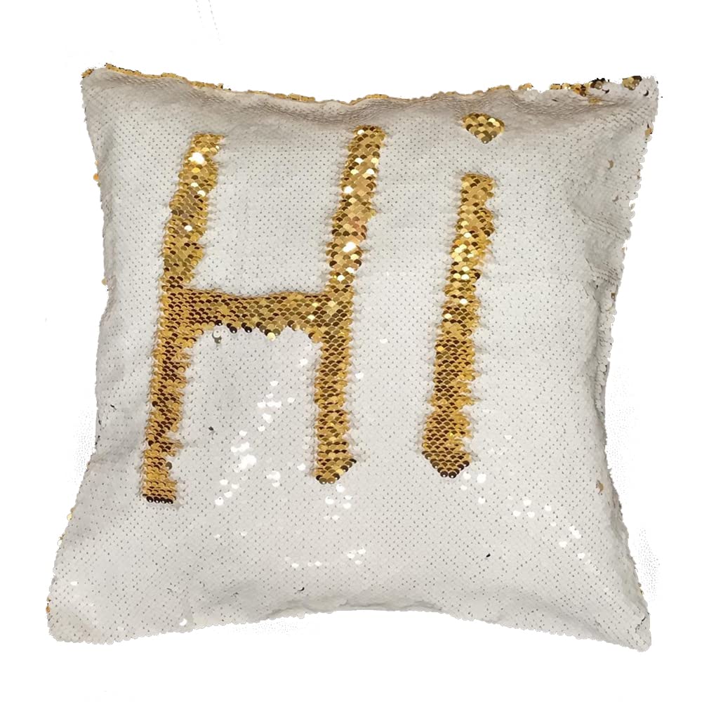 Personalized Sequence/Magical Printed Cushion Cover with Filler 16x16 Inch, Square Shape Gift of Love/Birthday/Anniversary-image-29