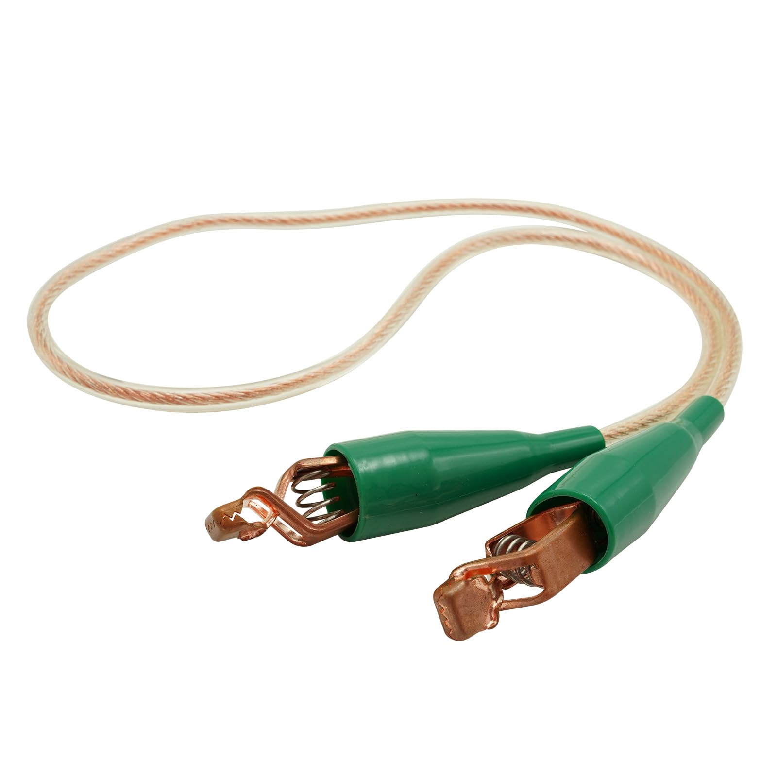 Alambre de unión flexible de 10 pies de largo con dos clips de cobre
