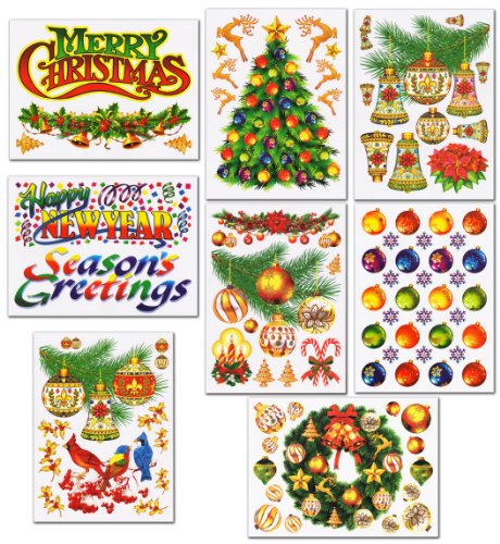 Christmas Window Clings Decals