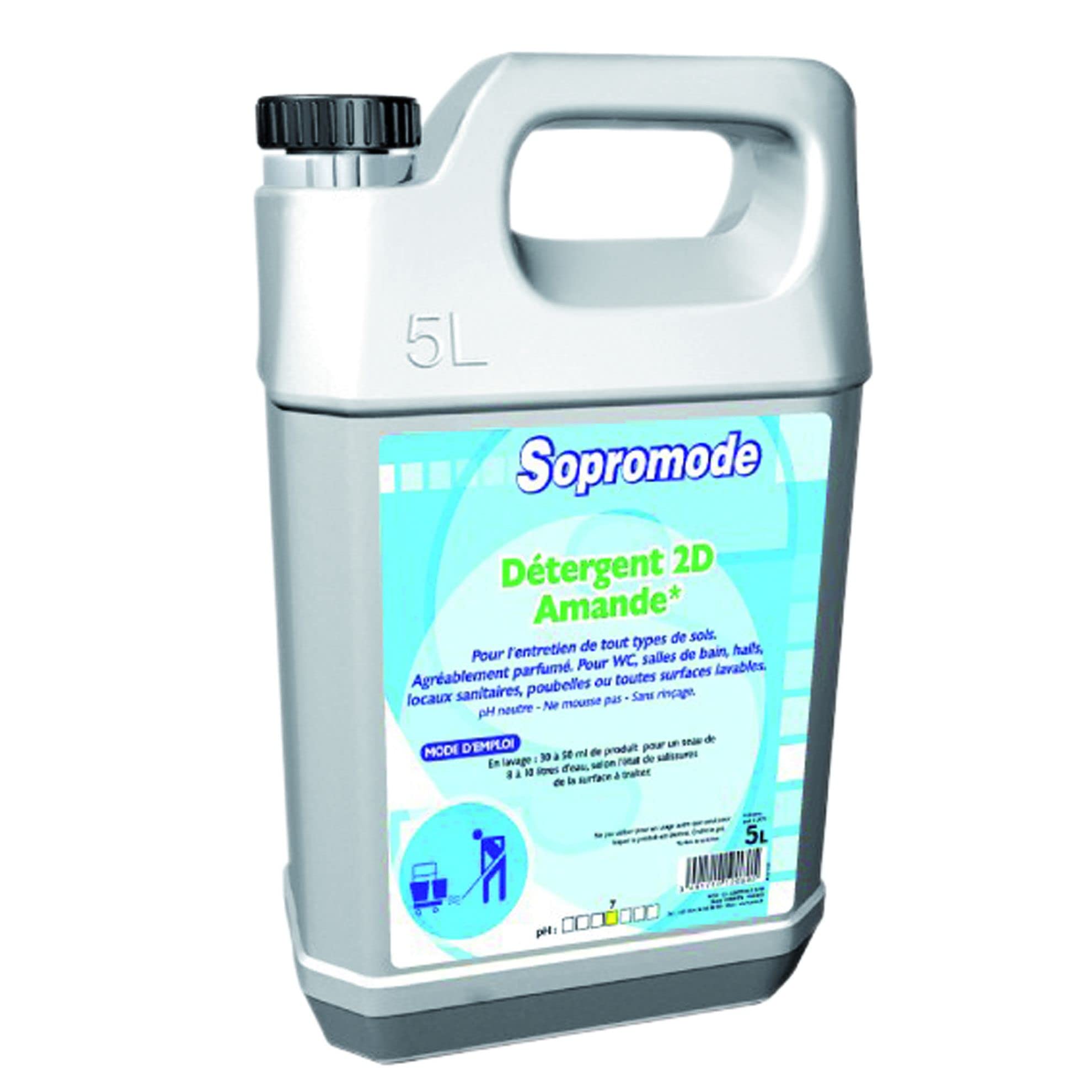 Désodor Détergent 2D Amande pour Chien 5 L