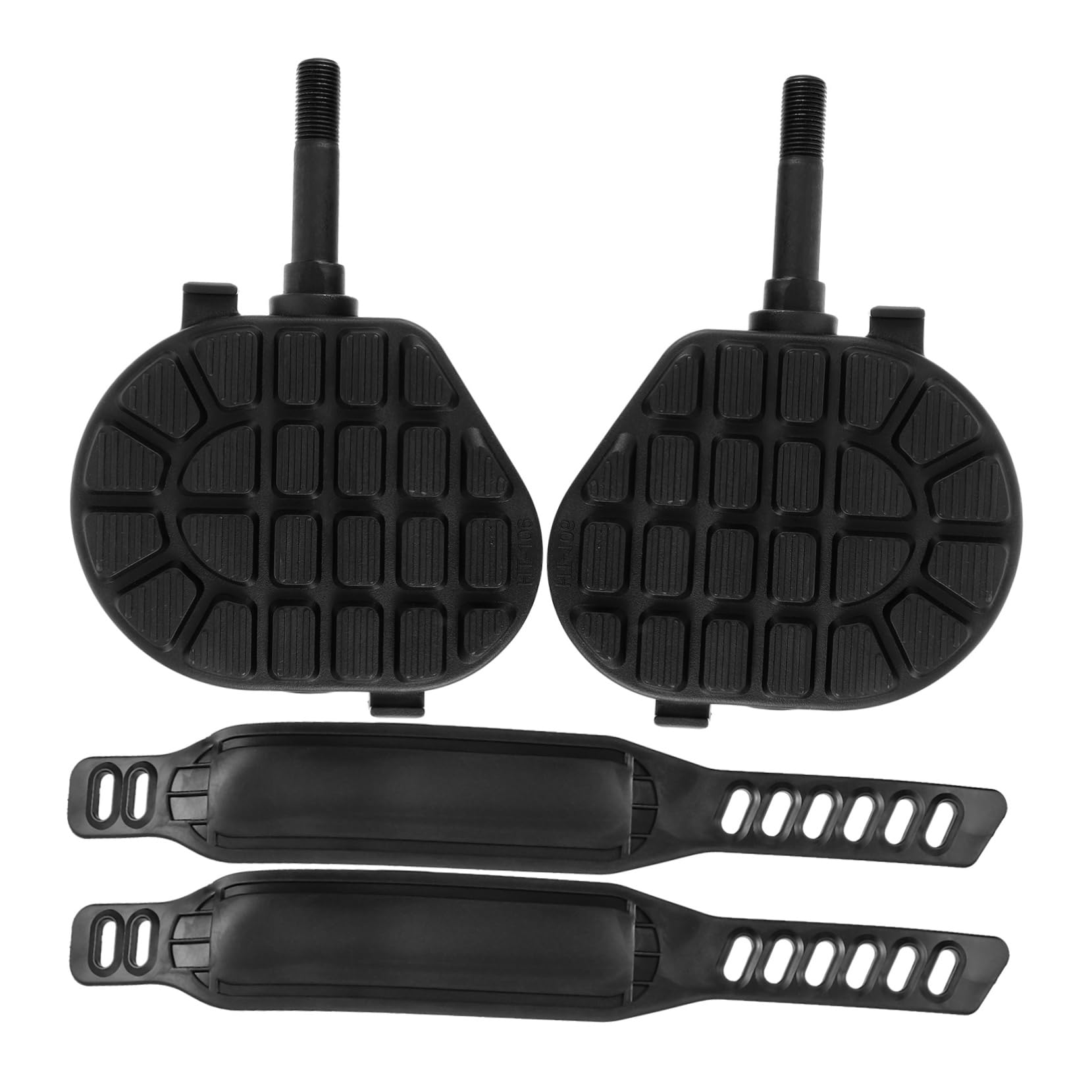 ibasenice Antideslizantes para Bicicleta de Ejercicio para Ciclismo Instalación Rápida y Diseño Duradero Compatibles con Bicicletas de Interior y