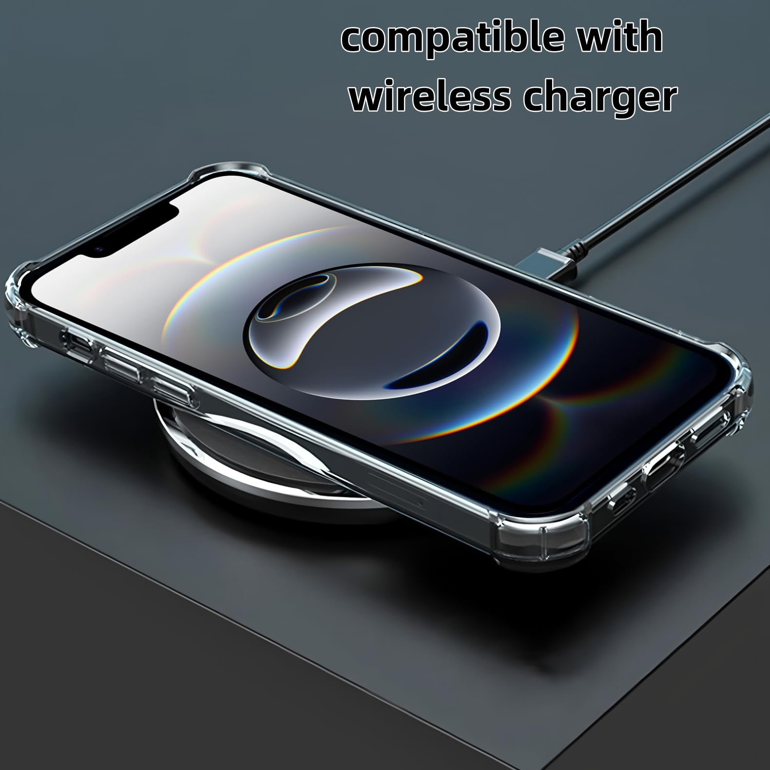 Coque IPhone 12 Mini Transparente + 3 Verres Trempés - TPU Anti-choc, Bords Renforcés, Protection 360° - 4