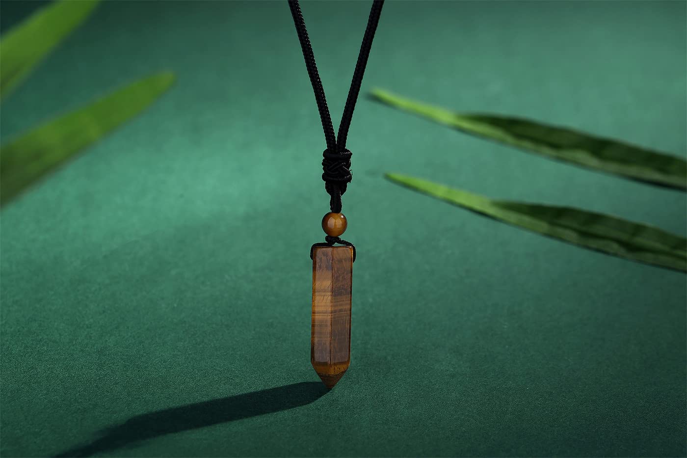 XIANNVXI Tiger Eye Necklace Healing Crystals Necklace for Men Tigers Eye Pendant Necklaces Mens Jewellery - Image 2