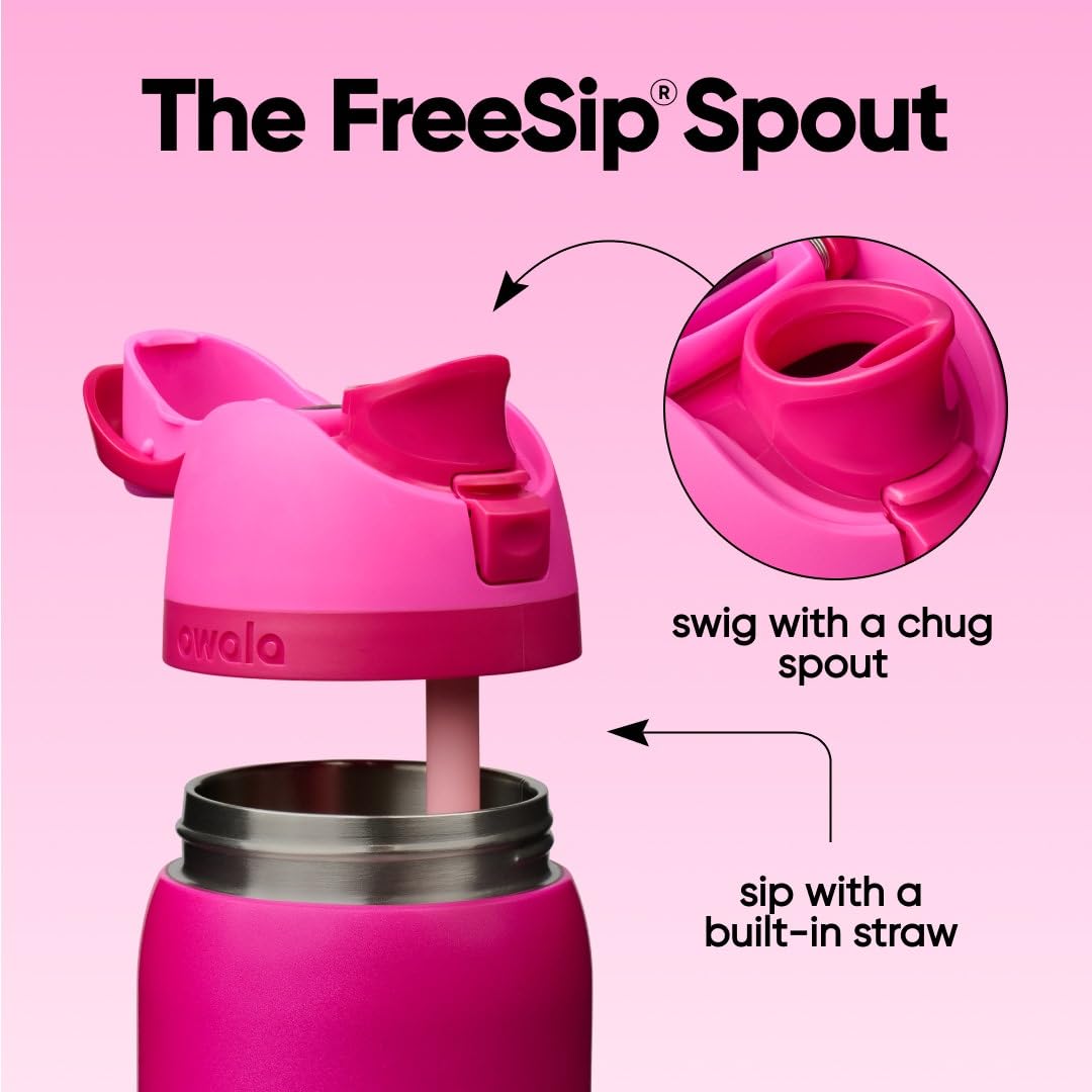 owala-freesip-40oz-read-my-lips-stainless-steel-water-bottle image 3