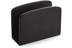 BINO | Black Marble Napkin Holder for Table