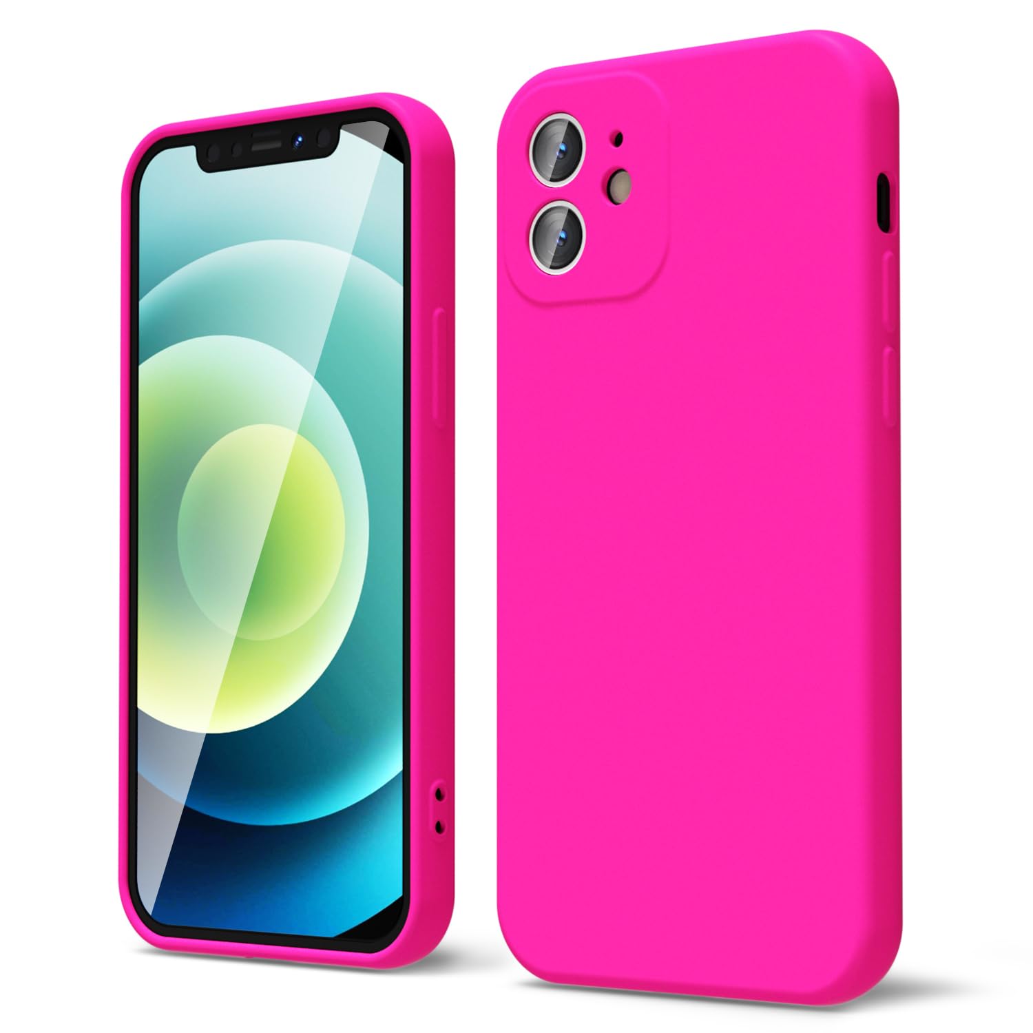 oakxco for iPhone 16 Pro Max Case Liquid Silicone, Soft Rubber Gel Elegant Aesthetic Basic Simple Cover, Cute Thin Slim TPU Matte Solid Color Plain Smooth Case for Women Girl, Light Pink — view 1530