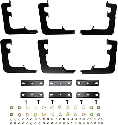 Westin 22-2245 Premier Oval Nerf Bar Mount Kit se adapta a Ram 1500 QuadCab Crew Cab 2019-2025 (Exc 2019-2023 1500 Classic), par negro
