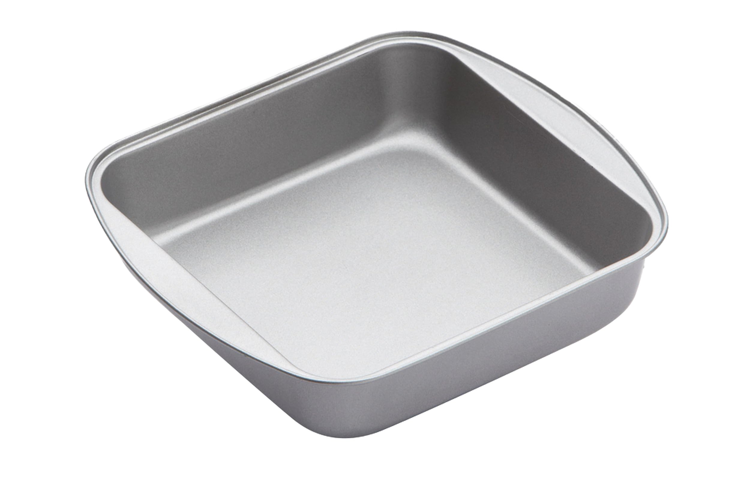 Kitchencraft Grey Non-Stick Square Baking Tray, 20Cm Oven Tray, Durable Carbon Steel Cooking Pan For Baking, Roasting And Grilling, Pfas-Free Bakeware