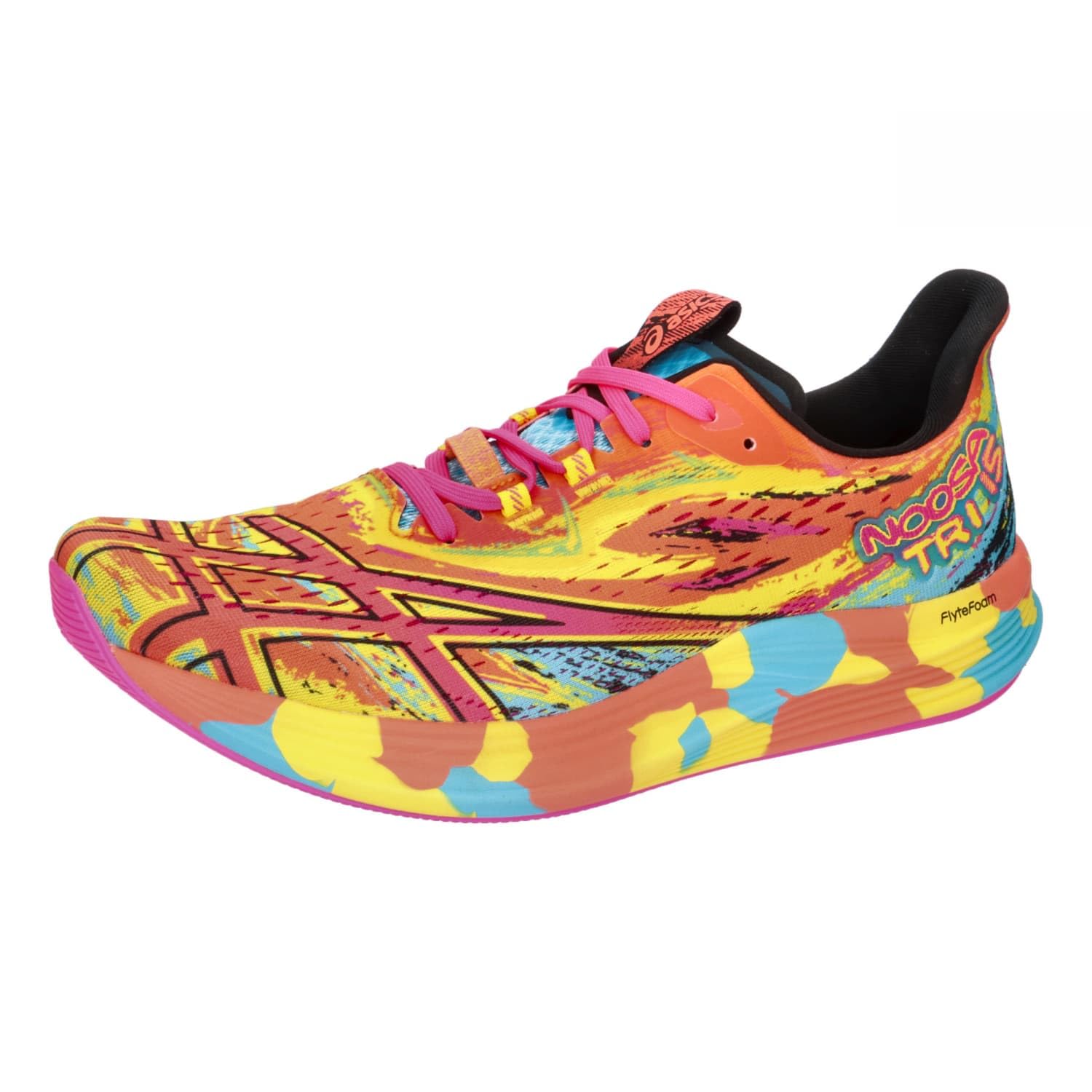 ASICS Noosa Tri 15 Hombre Zapatos para Correr Turquesa Amarillo