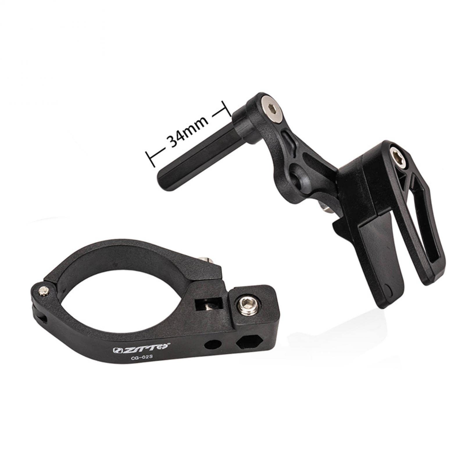 Guide-chaîne Mono-plateau Pour VTT – Nylon Noir, 12x10x5 Cm, Anti-chute, Aluminium, Installation Facile Sans Démonter La Manivelle