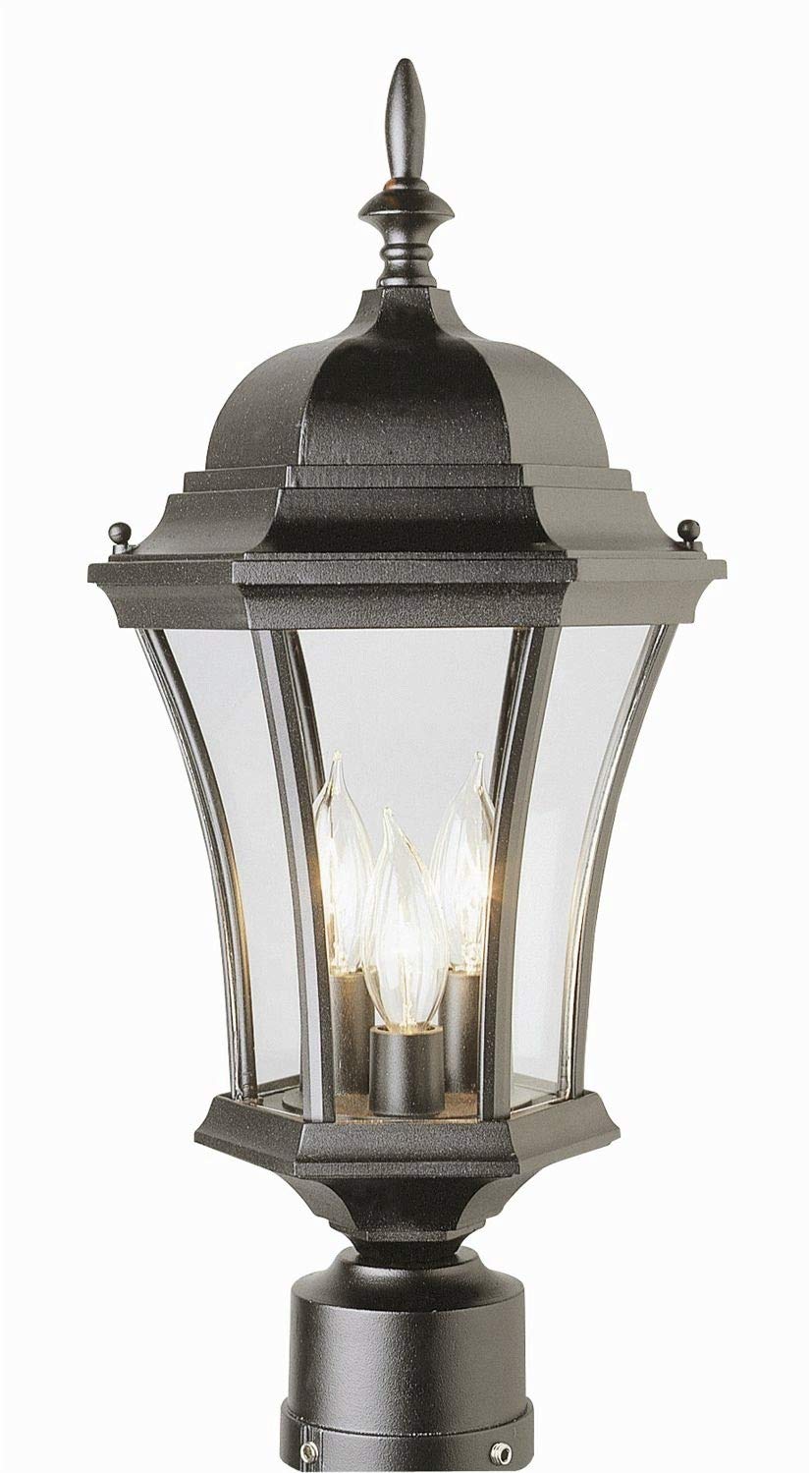 Trans Globe Imports TG4504 BC Traditional One Wall Lantern from Villa Nueva Collection in Black Finish Lighting Accessory, 21.25"