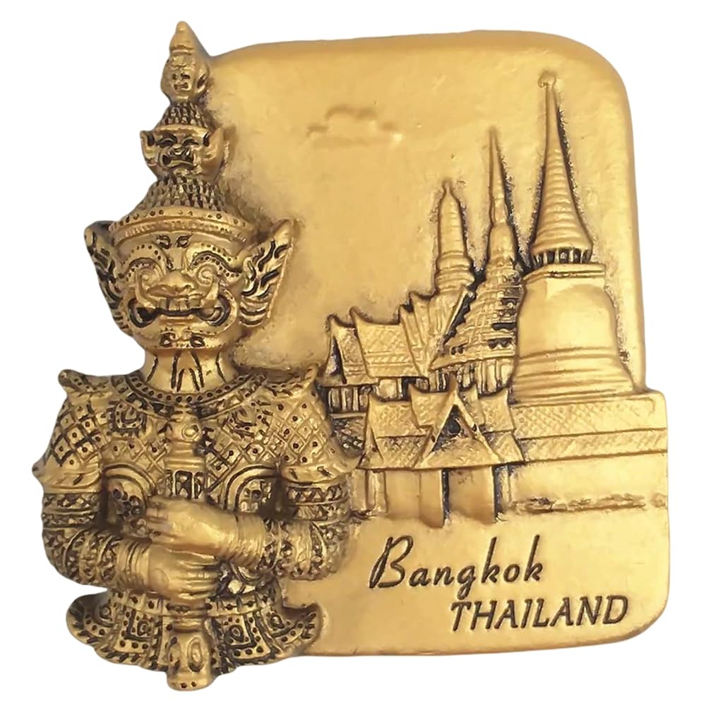 3D Buddha statue of Bangkok Thailand fridge magnet souvenir gift,Home & Kitchen Decoration magnetic sticker Bangkok Thailand refrigerator magnet craft collection