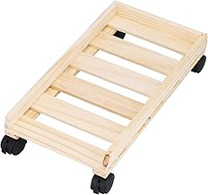 Suporte de host de computador de madeira, suporte de CPU de computador de madeira ecológico 45 x 23 x 9,5 cm para computador móvel para escritório em casa