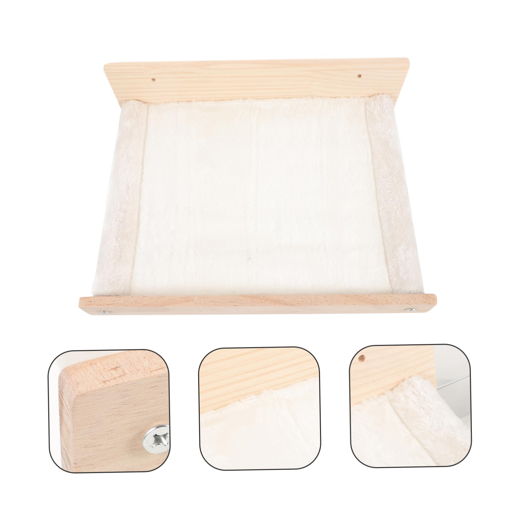 Toyvian Hamac pour Chat avec Étagère Murale Et Perchoir pour Dormir Et Jouer Mobilier Intérieur pour Chat