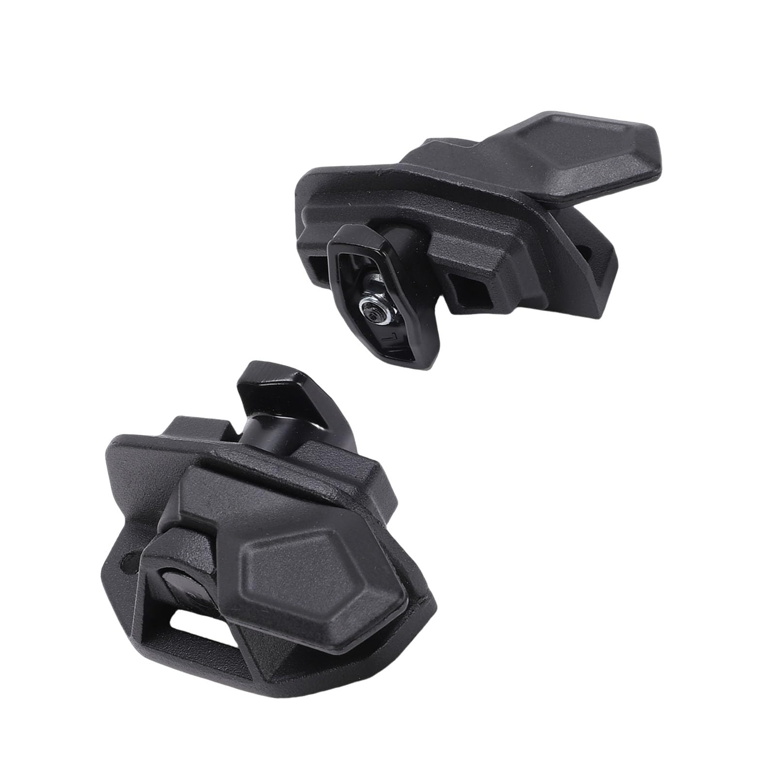 Ski Rack Latch Kit, Replacement for Ski Doo Lynx Vehicles, with Mounting for LinQ System Accessories, Black Metal