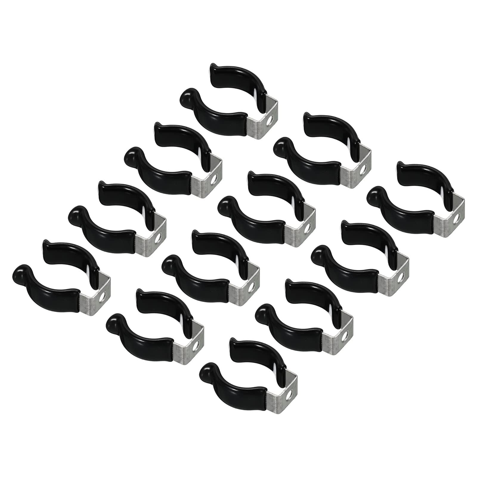 Boxonly T8 U Clips Holder Bracket for LED Light Bulb Mounting Bracket Support Stainless Steel Fluorescent Tube Holder Pipe Clamps Spring Holder Tool
