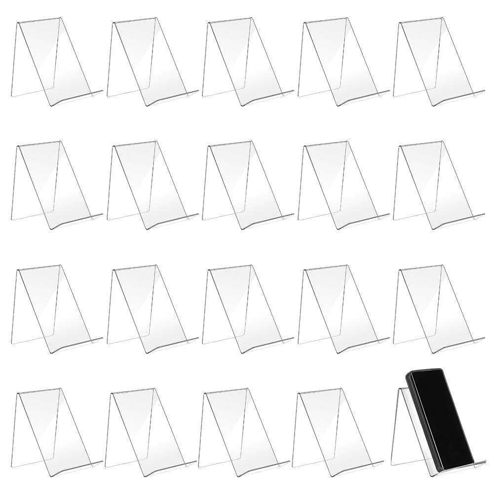 Support de livre en acrylique transparent lot de 20 chevalets pour album
