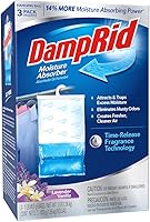 Vista 5 de DampRid Absorbedor de humedad recargable (paquete de 6) y absorbente de humedad colgante de vainilla lavanda DampRid (paquete de 3) Productos