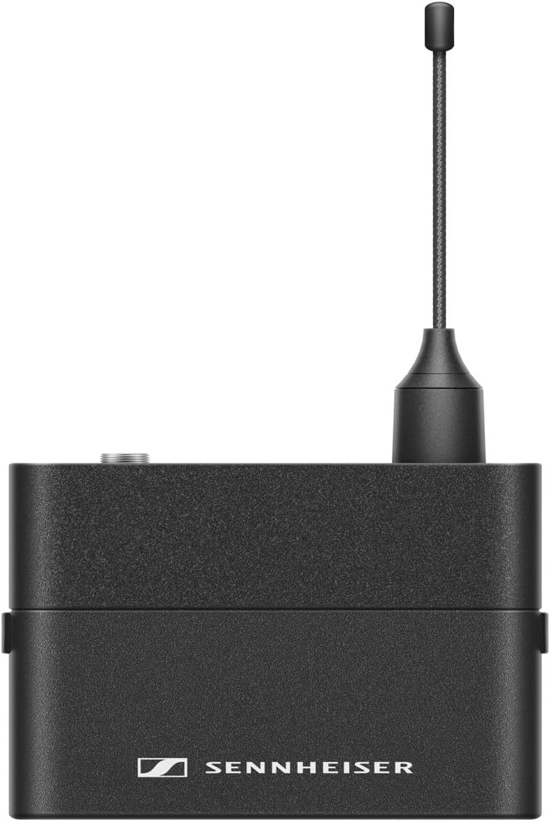 Sennheiser Pro Audio EW-D ME2 Lavalier Microphone Set, XLR Connectivity, 56 MHz Bandwidth, Automated Setup, UHF Transmission, Noise Elimination, Interference Reduction, Reliable Connections