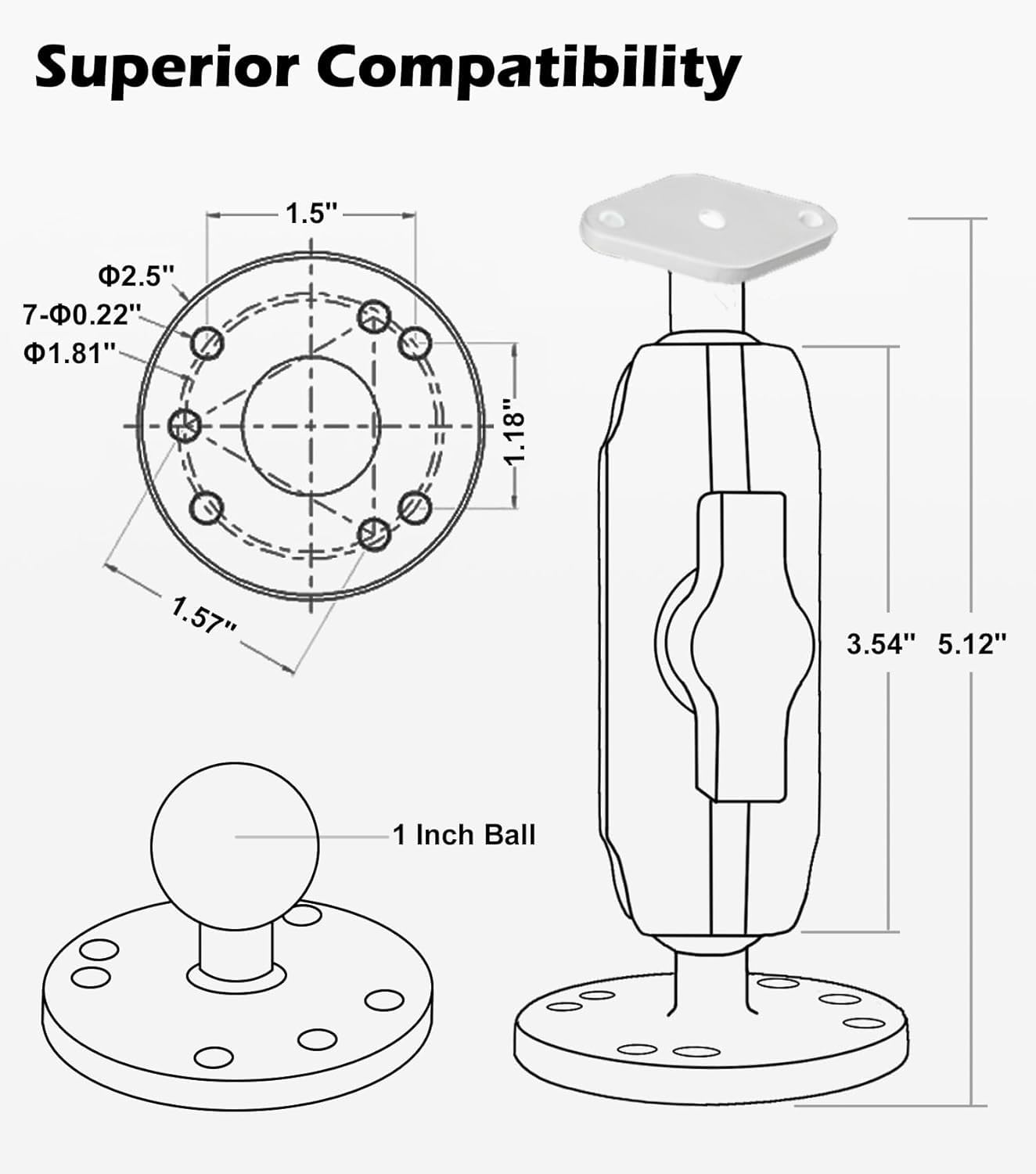 Soporte para teléfono compatible con teléfonos móviles Samsung Galaxy S24, S23, S22 y iPhone 15 Pro Max 14, 13, 12, 11 (5.5 pulgadas de longitud)